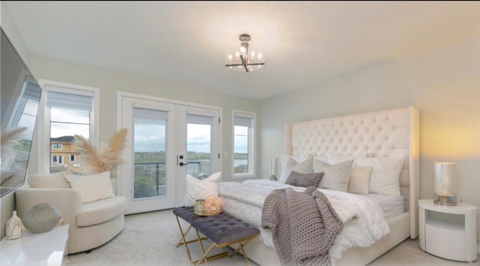 Staged interior detail